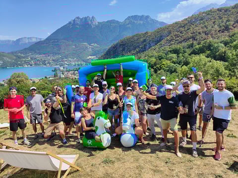Team building outdoor - groupe en extérieur