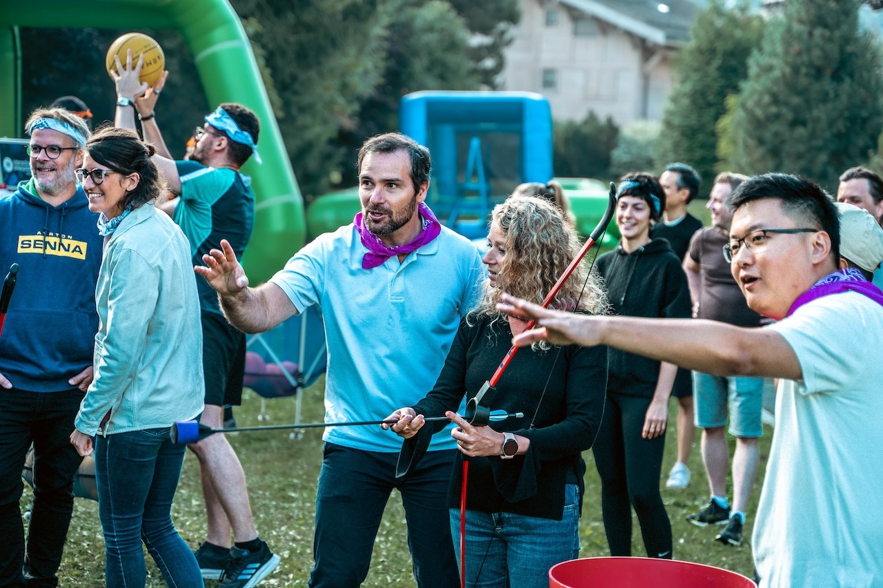 Team building Lac d'Aiguebelette - Photo de groupe